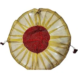 THE BRIDE MADE Women Red Large Double Layer Premium Potli Bag For Wedding Sagan (pack of two)-picture-49