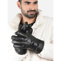 The Bro Code Men PU Winter Seasonal Gloves-picture-29