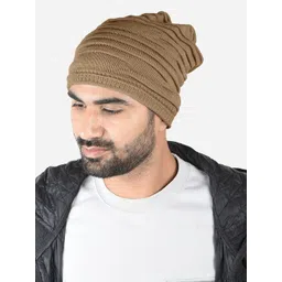 The Bro Code Men Self Design Beanie image 1
