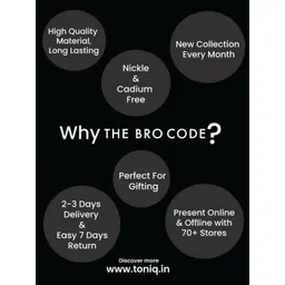 The Bro Code Men Silver-Plated Necklace image 5