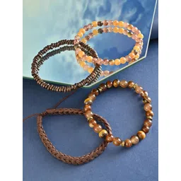 The Bro Code Mens Set Of 4 Artificial Beads Beaded Elasticated Bracelet-picture-37