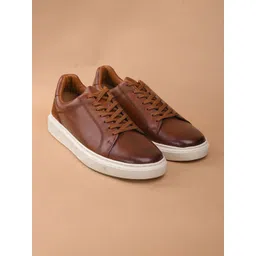 The Brown Hide Men Leather Sneakers-picture-34