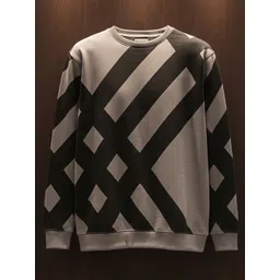 THE CASUALS Men Colourblocked Sweatshirt-picture-11