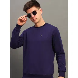 THE CASUALS Men Round Neck Long Sleeve Cotton Pullover Sweatshirt-picture-15