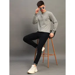 THE CASUALS Men Round Neck Pullover Sweatshirt image 1