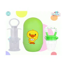 The Cheeky Kidzz Baby Grooming Manicure Pedicure 4 In 1 Egg Nail Kit With Baby Fruit Nibbler & Medicine Dropper (Green)-picture-20