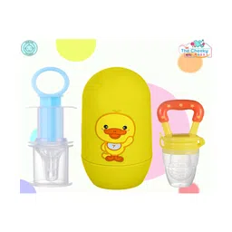 The Cheeky Kidzz Baby Grooming Manicure Pedicure 4 In 1 Egg Nail Kit With Baby Fruit Nibbler & Medicine Dropper (Yellow)-picture-19