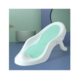 The Cheeky Kidzz Baby Smart Clean Bather Sling Silicone Anti Slip Safe & Comfortable Bath Tub Easily Foldable for Newborn/Infants 0-6 Months Only BPA Free (GREEN)-picture-12