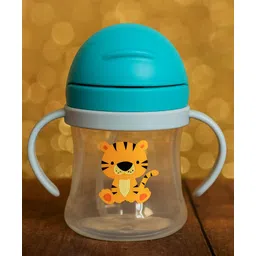 The Cheeky Kidzz Premium Baby Soft Silicone Straw Sipper For Feeding Water Milk Liquids Feeder Bottle BPA Free 200ml (GREEN)-picture-12