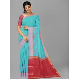 The Chennai Silks Floral Embellished Embroidered Saree-picture-38