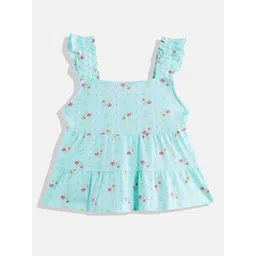 THE CHILDREN'S PLACE Girls Floral Printed Cotton Empire Top-picture-21