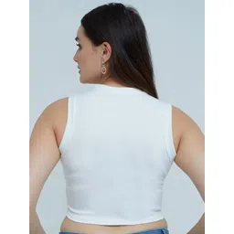 The Cloth Crow Cotton Tank Crop Top image 5