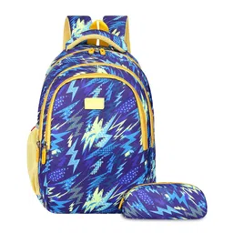 The Clownfish 30 L Scholastic Series PrintedSchool Bag With Pencil Pouch Light Blue - 18 Inches-picture-13