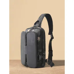 THE CLOWNFISH Black Single Shoulder Waterproof Antitheft Crossbody Bag-picture-12