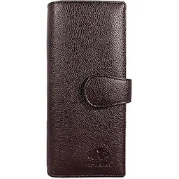 the clownfish Elina Womens Wallet Clutch Ladies Purse with Card Holders (Dark Brown)-picture-54