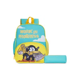 THE CLOWNFISH Graphic Printed Padded Backpack with Stationery Pouch-picture-24