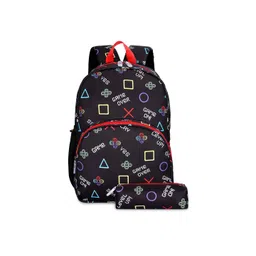 THE CLOWNFISH Kids Cosmic Critters Printed Water Resistant Ergonomic Backpack With Pouch-picture-56