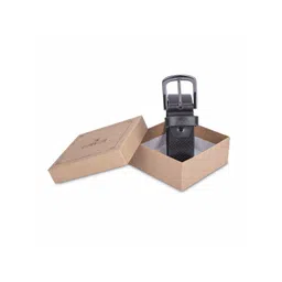 THE CLOWNFISH Men Textured Leather Belt-picture-27