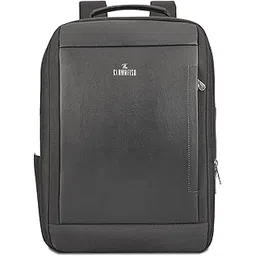 the clownfish Sentinel Series Polyester 15.6 inch Unisex Expandable Travel Laptop Backpack with USB Port (Black)-picture-29