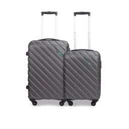 THE CLOWNFISH Set Of 2 Hard Sided Suitcase Trolley Bag - 35 L-picture-10