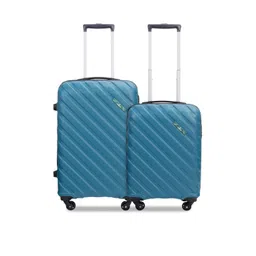 THE CLOWNFISH Set Of 2 Textured Hard-Sided Trolley Bags-picture-25