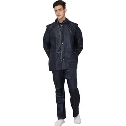 the clownfish Solid Men Raincoat-picture-20