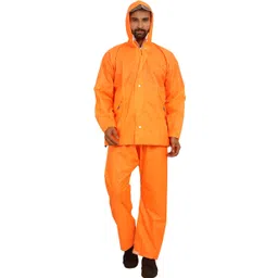 the clownfish Solid Men Raincoat-picture-19