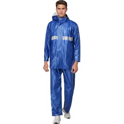 the clownfish Solid Men Raincoat-picture-20