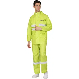 the clownfish Solid Men Raincoat-picture-25