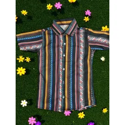 The Collared Kids Striped Classic Cotton Shirt-picture-12