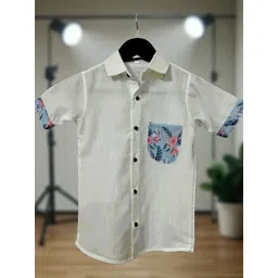 The Collared Unisex Kids Classic Casual Shirt-picture-13