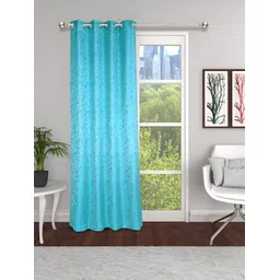 THE CONVERSION Blue Door Curtain-picture-15