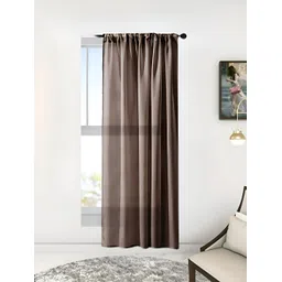 THE CONVERSION Brown Sheer Door Curtain-picture-39