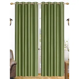 THE CONVERSION Green 2 Pieces Door Curtain-picture-35