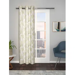 THE CONVERSION Green Floral Long Door Curtain-picture-30