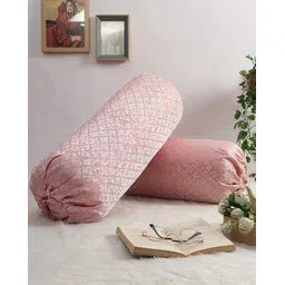 the conversion Pack of 2 Woven Bolster Cover with Tie-Up Closure-picture-21