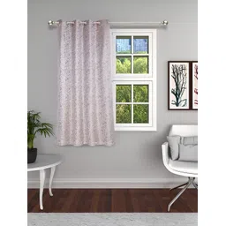 THE CONVERSION Pink Abstract Room Darkening Window Curtain-picture-16
