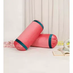 the conversion Pink and Teal Stripes TC Velevt 2 Bolster Covers-picture-13