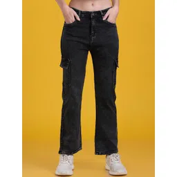 The Dance Bible Women Straight Fit Mildly Distressed Stretchable Jeans-picture-15