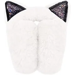 the dds store Foldable Ear Muffs for Women Cold Weather Fluffy Earmuffs Winter Warm Headband Cute Slouchy Ear Warmers-picture-46