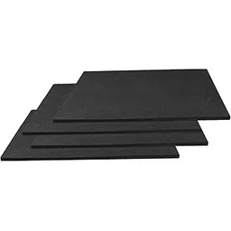 The Decor Co. 50cm x 50cm x 10mm Gym Floor Tiles Home Gym Equipment Rubber Flooring Mat for Heavy Workout Yoga Exercise & Kids Area (Pack of 10, Black)-picture-10