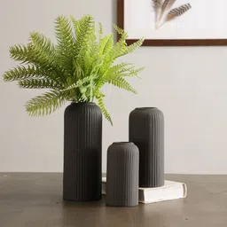 the decor mantra Modern Decorative Ceramic Vases for Home Decor pack of 3 Ceramic Vase-picture-12