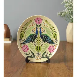 Multicolour Ceramic Decorative Wall Plate by The Decor Mart-picture-22