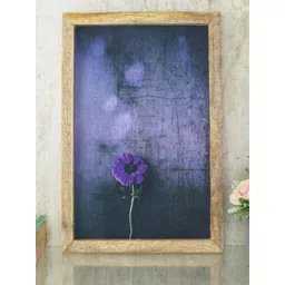 The Decor Mart Blue & Beige Spring Dream Canvas Painting Framed Wall Art-picture-22