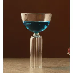 the decor mart Coupe With Fluted Stem Glass Cocktail Glasses-picture-26