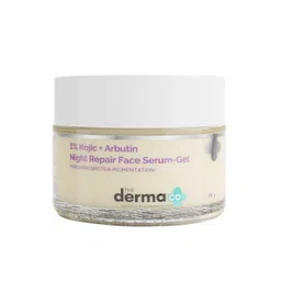 The Derma co. 1% Kojic + Arbutin Night Repair Face Serum - Gel for Dark Spots - 50 g-picture-32