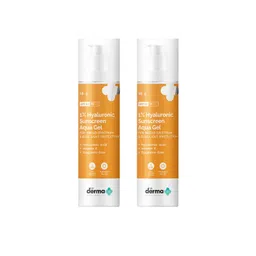The Derma co. Set of 2 1% Hyaluronic Sunscreen Aqua Ultra Light Gel - 50 g Each-picture-43