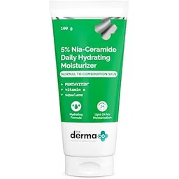 the derma co The Derma Co. 5% Nia-Ceramide Daily Hydrating Moisturizer| For Normal to Combination Skin | 24 hrs. Moisturization | 5% Niacinamide, 2% Ceramide | PENTAVITIN, Vitamin E & Squalane | Non sticky -100g-picture-18