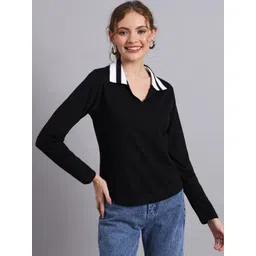 The Dry State V-Neck Cotton Casual T-shirt-picture-37