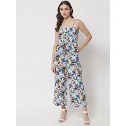 The Dry State Women Blue & Pink Printed Basic Jumpsuit-picture-20
